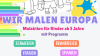 Malaktion Kinder malen Europa